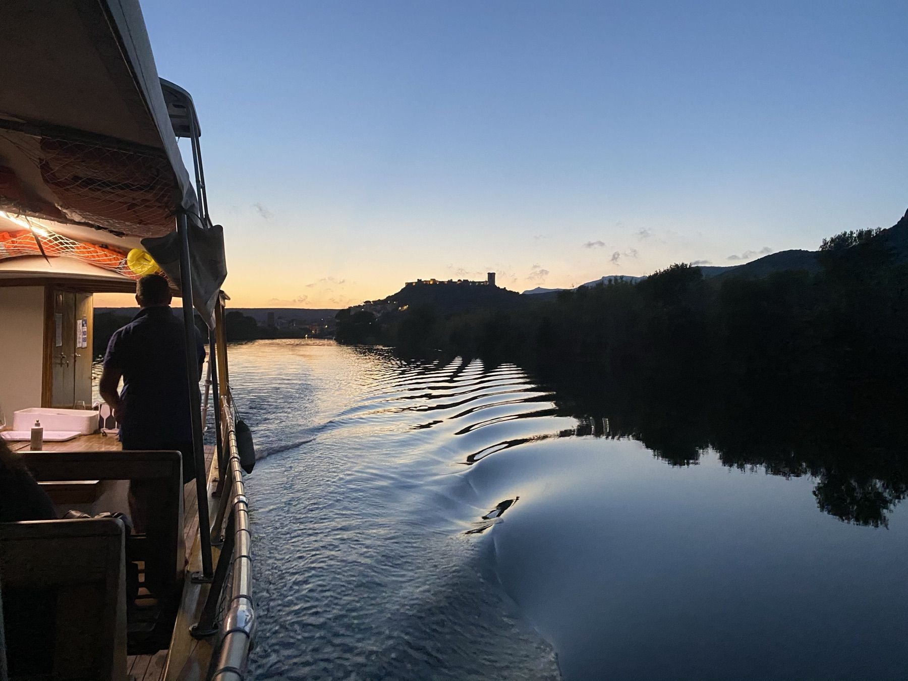 The golden hour on the Temo